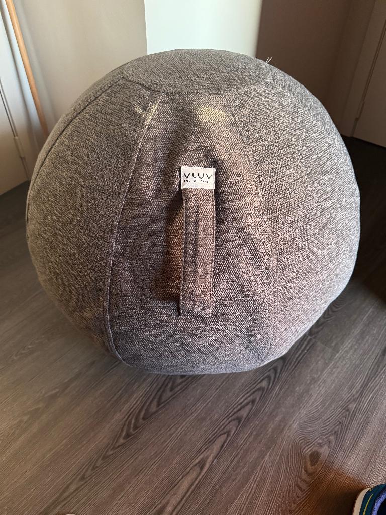 PRACHTIGE NIEUWE ZITBAL VLUV BOL STOV MAAT 75, Maison & Meubles, Chaises de bureau, Neuf, Chaise boule, Autres couleurs, Enlèvement