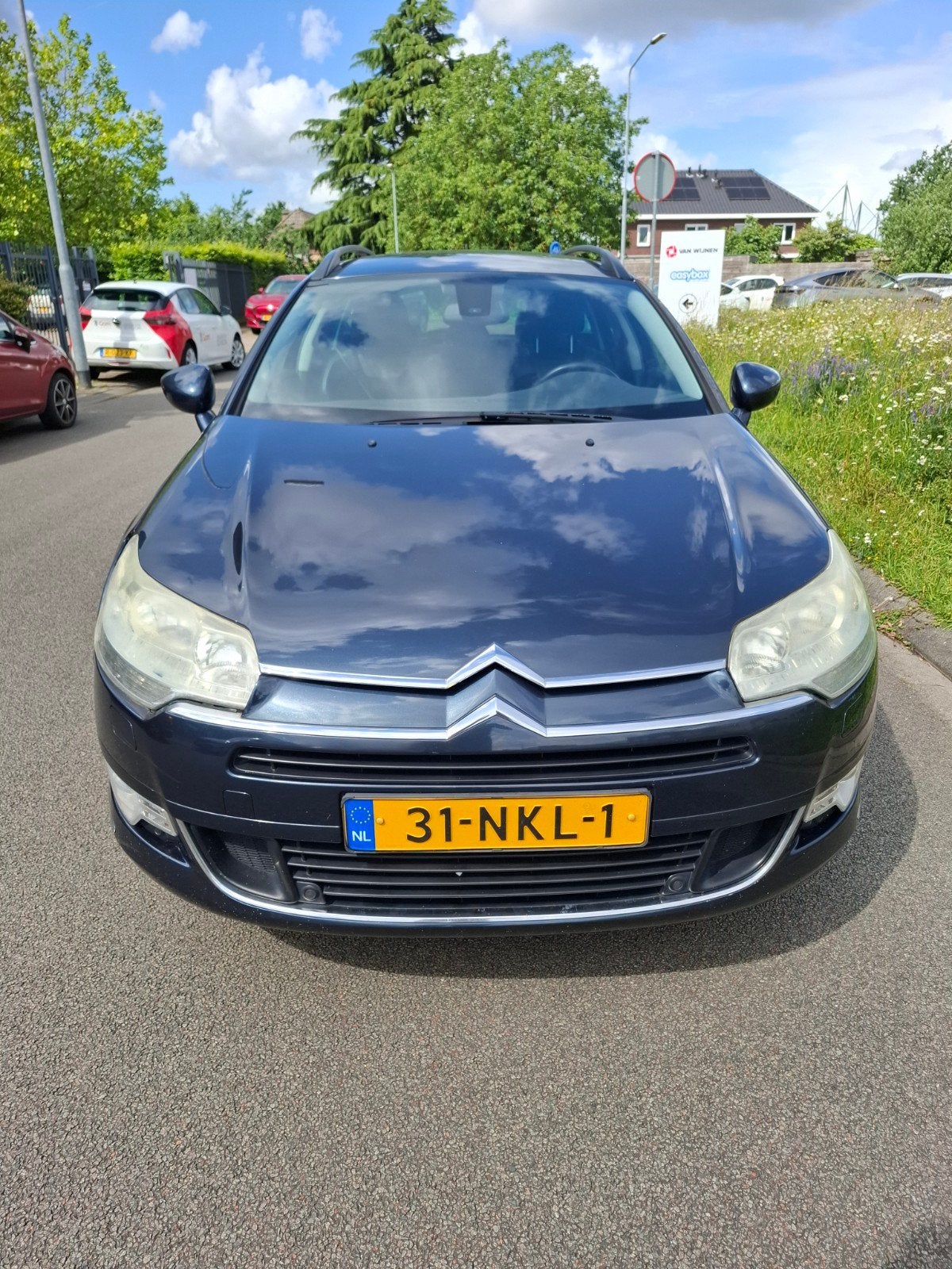 Citroën C5 1.6 THP Tourer 2010 Bleu, Autos, Achat, Attache-remorque, Bleu, 1478 kg