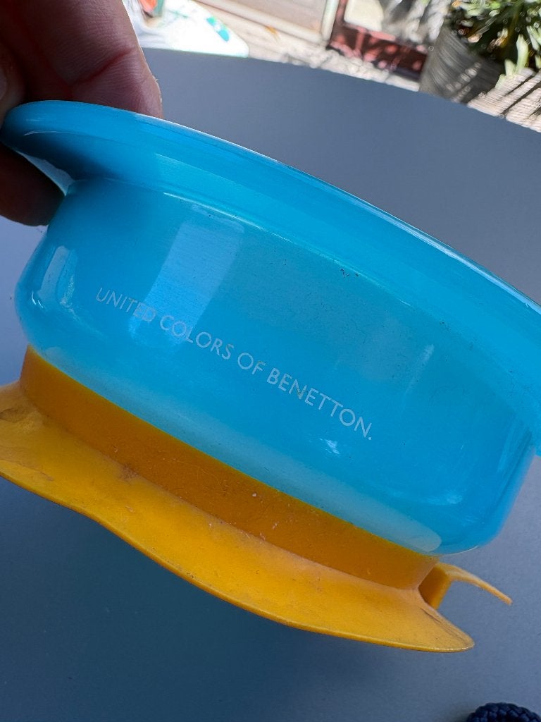 Assiette pour enfants - United Colors of Benetton, Enlèvement ou Envoi, Comme neuf, Plastique, Assiettes(s)