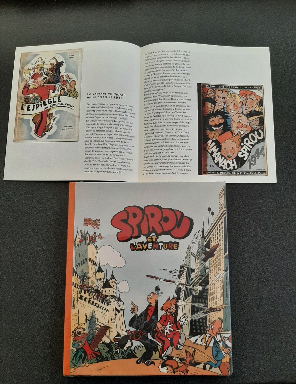 Spirou et l'aventure TL 5500 ex. + dépliant 2010 NEUF, Enlèvement ou Envoi