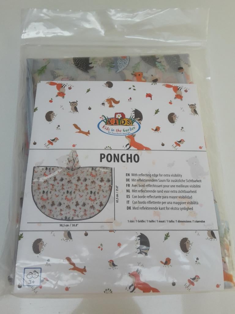 Nieuwe regenponcho in verpakking, leeftijd 3+, met diertjes, Kinderen en Baby's, Ophalen of Verzenden, Nieuw, Jongen of Meisje