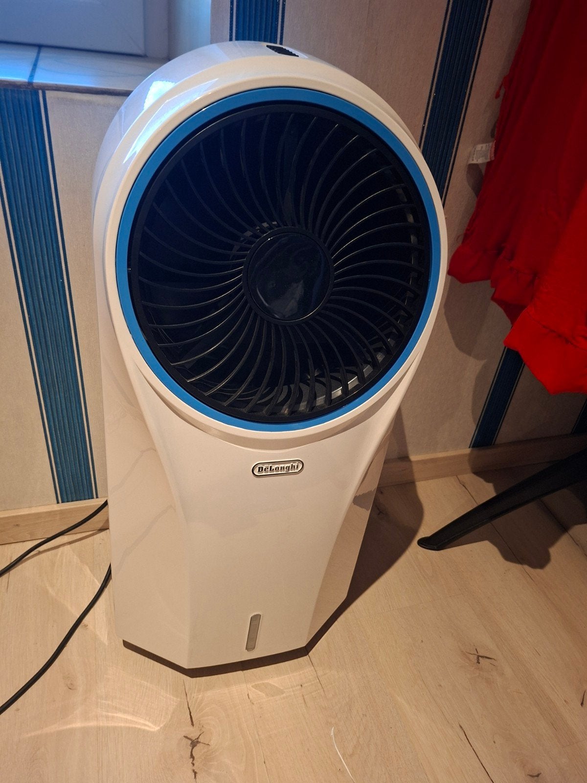 airco met ijsblokken, Ophalen