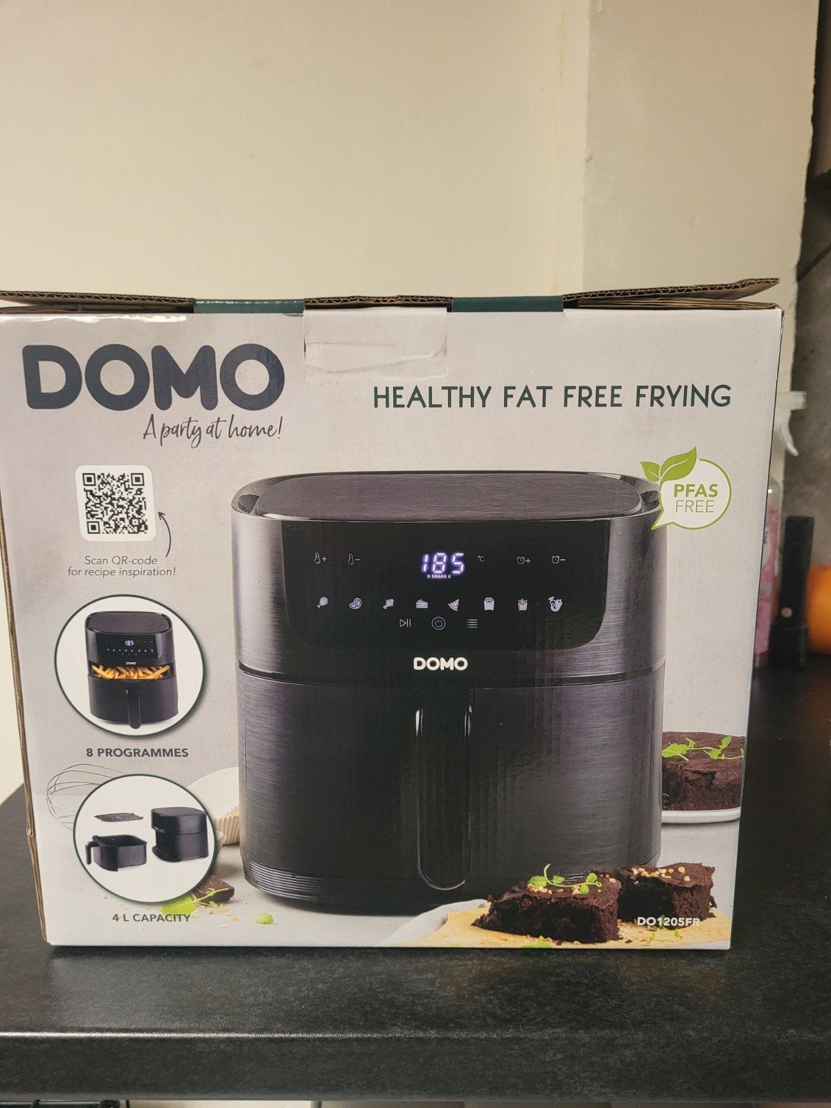 airfryer domo. nieuw. ongeopende doos., Elektronische apparatuur, Ophalen, Nieuw, Airfryer, 1500 gram of meer