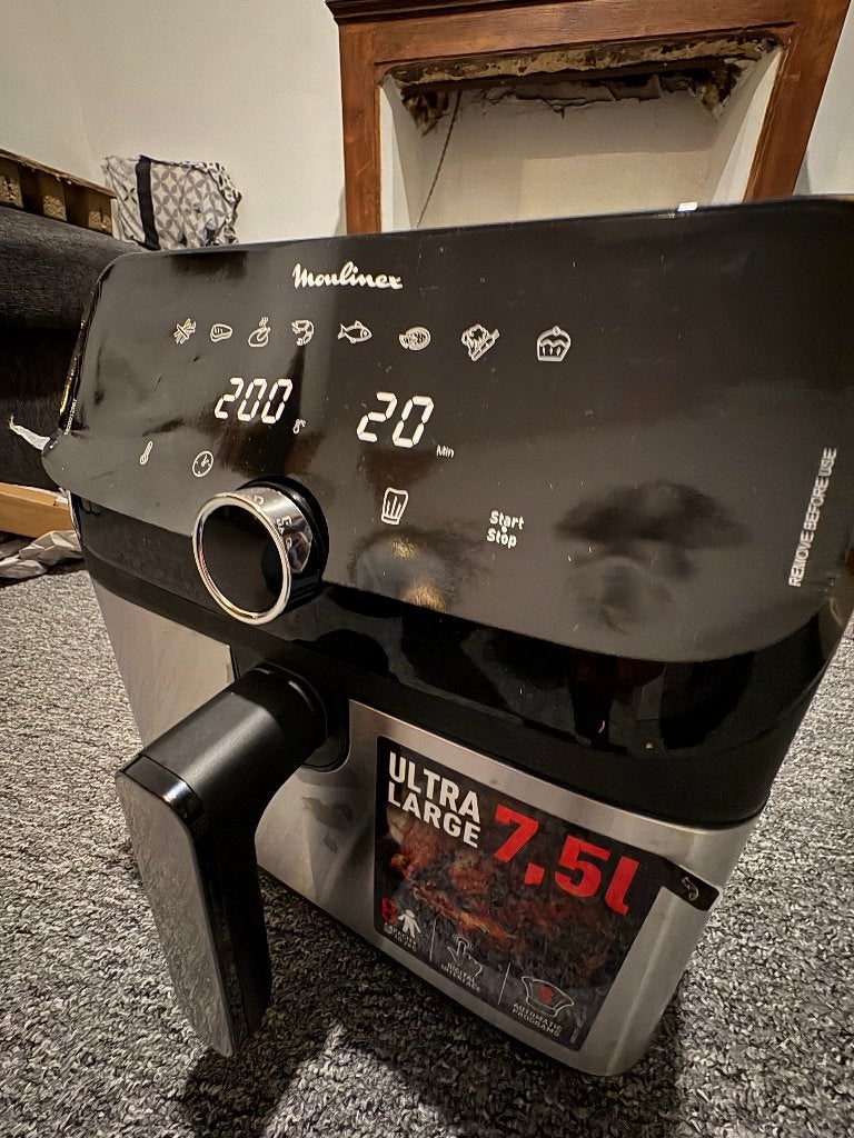 Moulinex easyfrymega 7.5L • Une affaire en or couleur frite!, 4 liter of meer, Ophalen of Verzenden, Nieuw, Uitneembare binnenpan