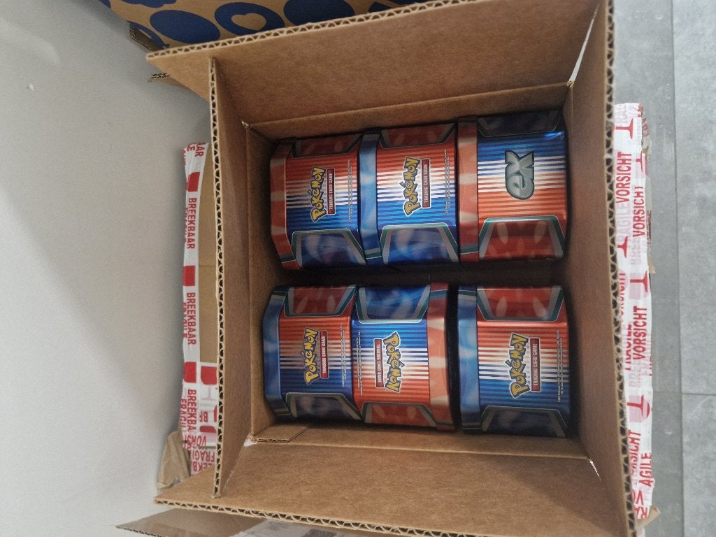 Lege tins Pokemon, Ophalen, Gebruikt, Overige typen