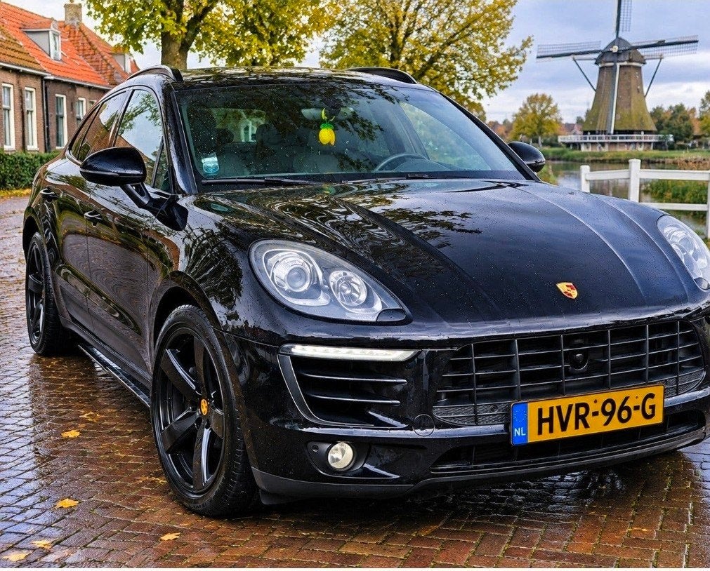 Porsche Macan S 3.0 V6 Diesel 258ch – Full Options –Toit Pa, Auto's, Zwart, 48 g/km, Zwart, Leder