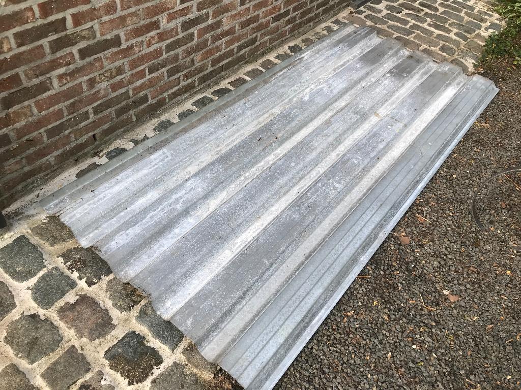 Metalen golfplaten ongebruikt, Doe-het-zelf en Bouw, Ophalen, Zo goed als nieuw, Golfplaat, Metaal