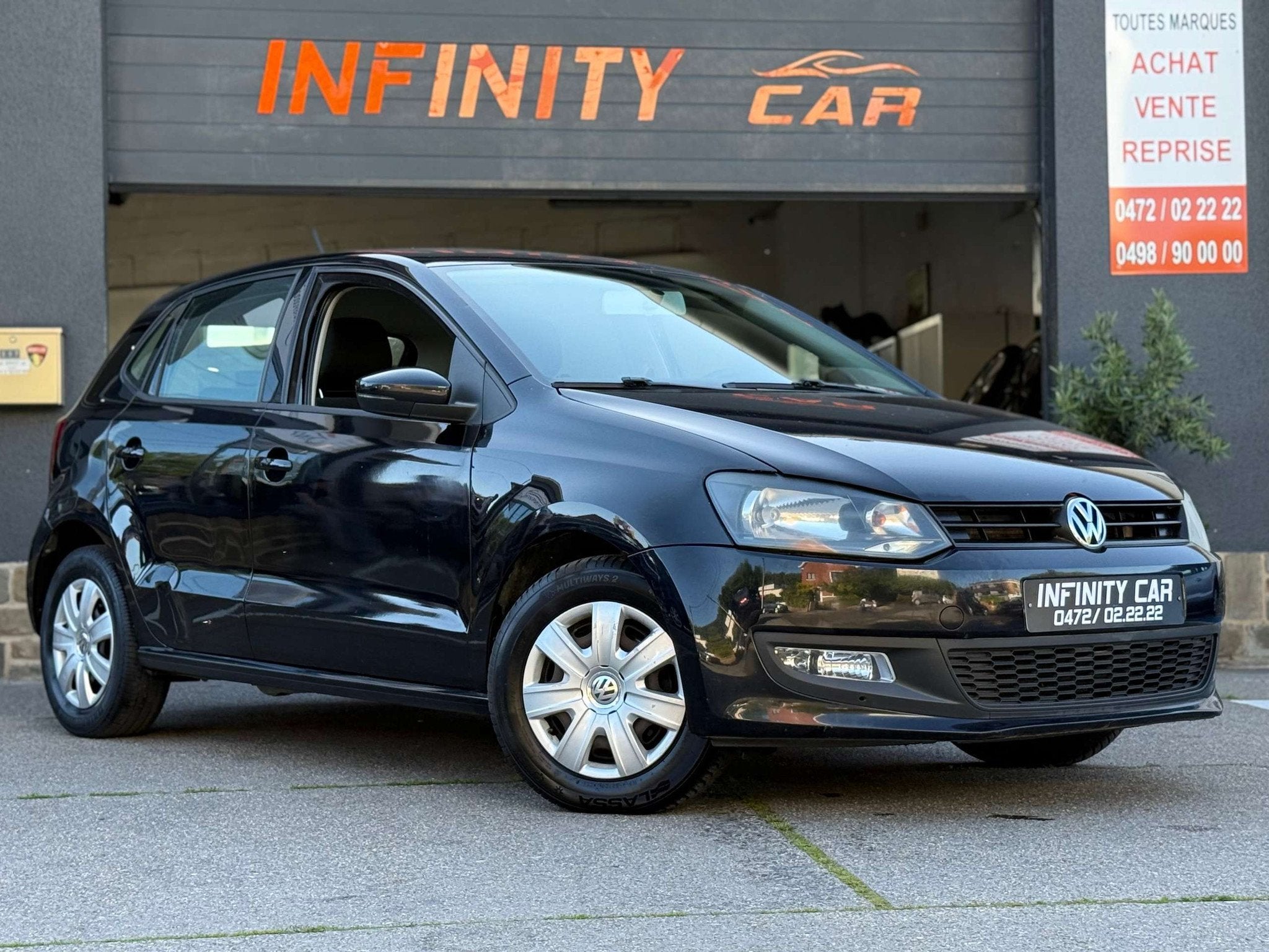 Volkswagen Polo Polo 1.2 CR TDi Highline DPF (bj 2012), Auto's, Voorwielaandrijving, Euro 5, Stof, Zwart