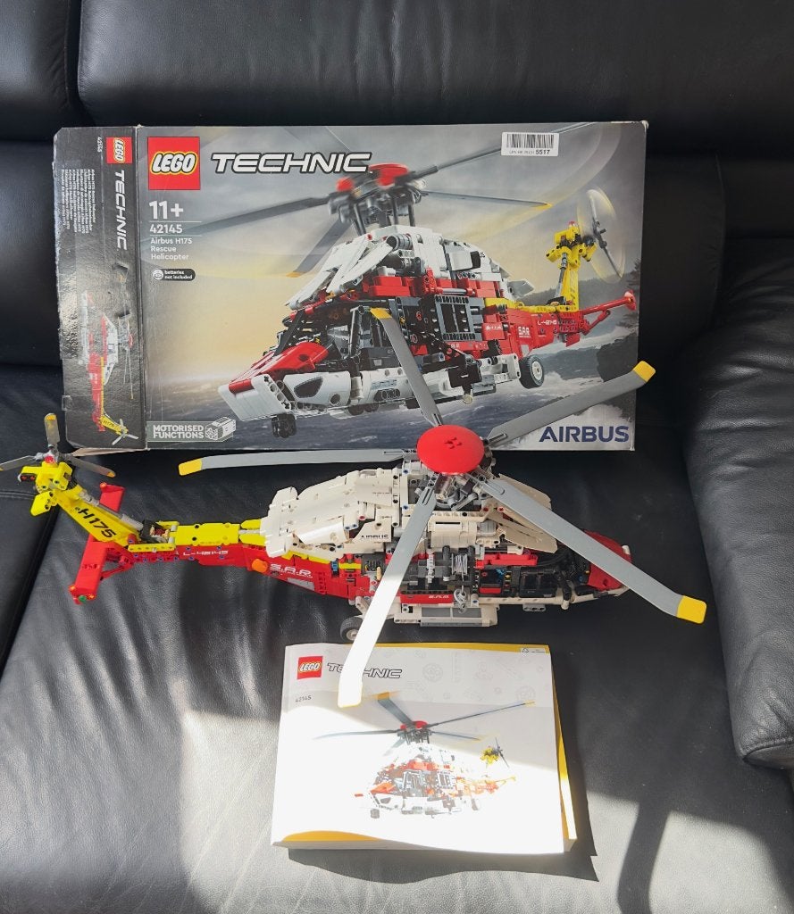 Lego Rescue Helicopter Airbus 42145, Kinderen en Baby's, Ophalen, Inclusief instructies, Lego, Nieuw