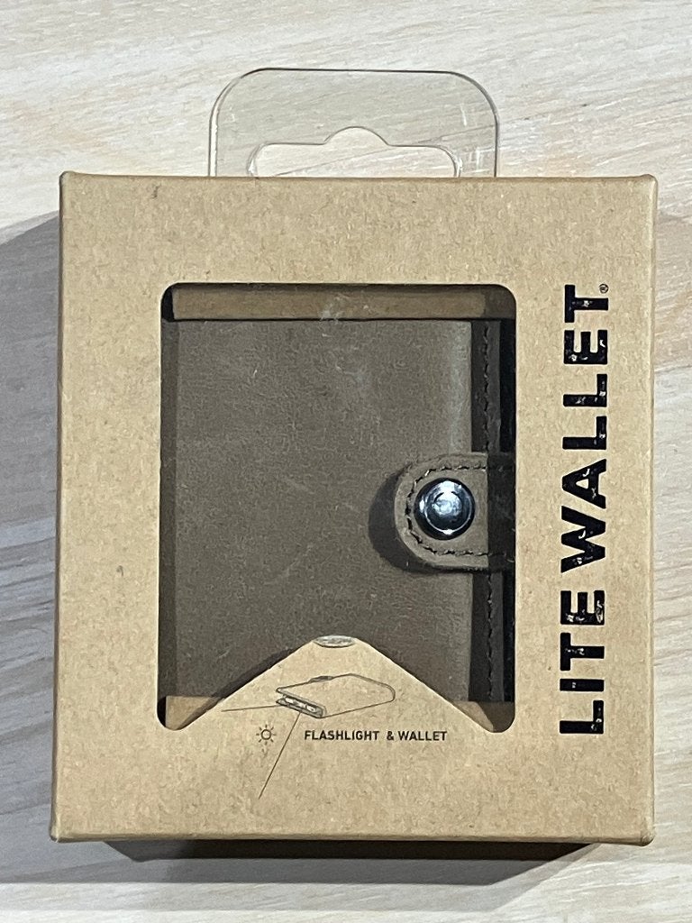 LedLenser RFID Portemonnee met LED verlichting, Bijoux, Sacs & Beauté, Porte-monnaie & Portefeuilles, Neuf, Autres marques, Beige
