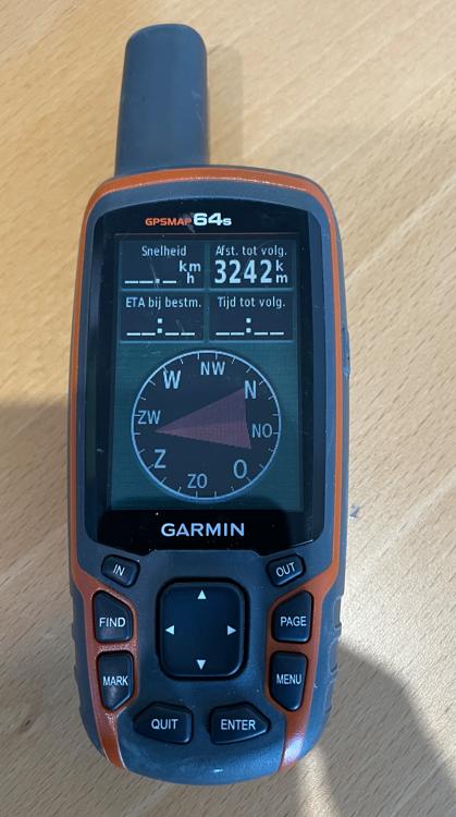GPS Garmin gpsmap 64s wandelen fietsen hiken moto, Enlèvement ou Envoi, Utilisé, Navigation ou GPS