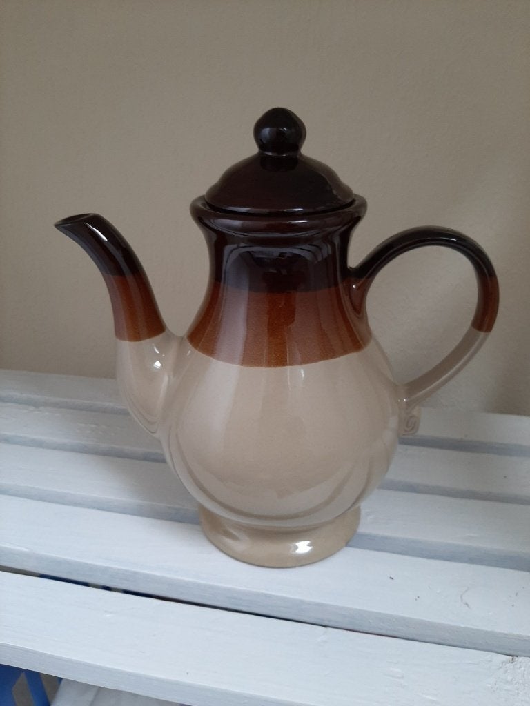 Theepkan/koffiekan 22 cm hoog,vintage, Ophalen