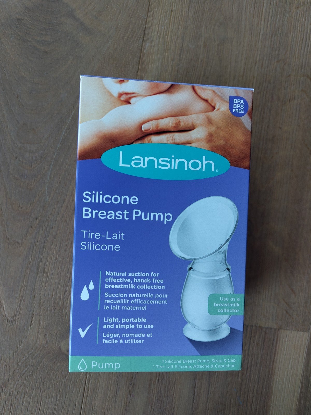 Lansinoh silicone borstkolf, Enlèvement, Tire-lait