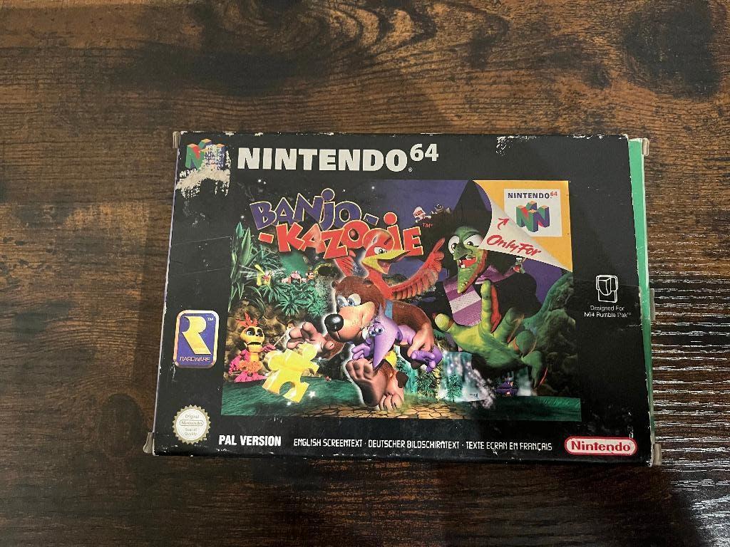 BOÎTE Nintendo64 Banjo-Kazooie UNIQUEMENT !, Enlèvement ou Envoi, Utilisé