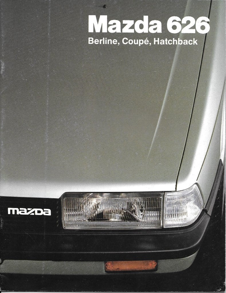 MAZDA 626,  1983, Boeken, Auto's | Folders en Tijdschriften, Ophalen of Verzenden, Zo goed als nieuw, Mazda