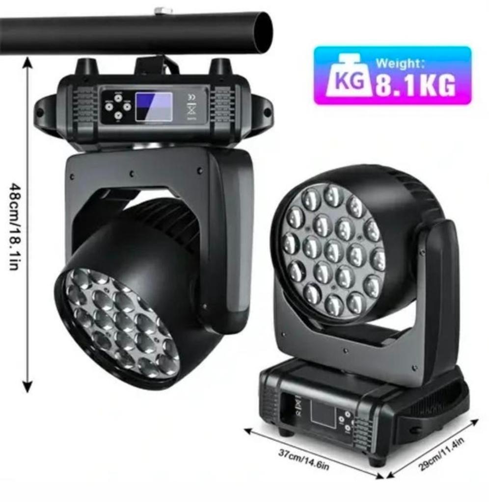 Moving head 285 watt led, Ophalen