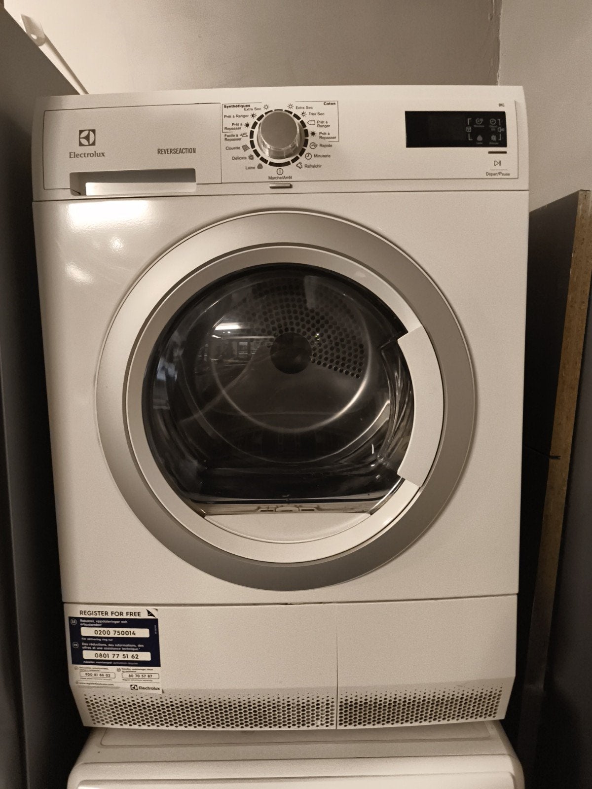 Droogkast electrolux, Electroménager, Sèche-linge, 85 à 90 cm, Comme neuf, Chargeur frontal, Enlèvement