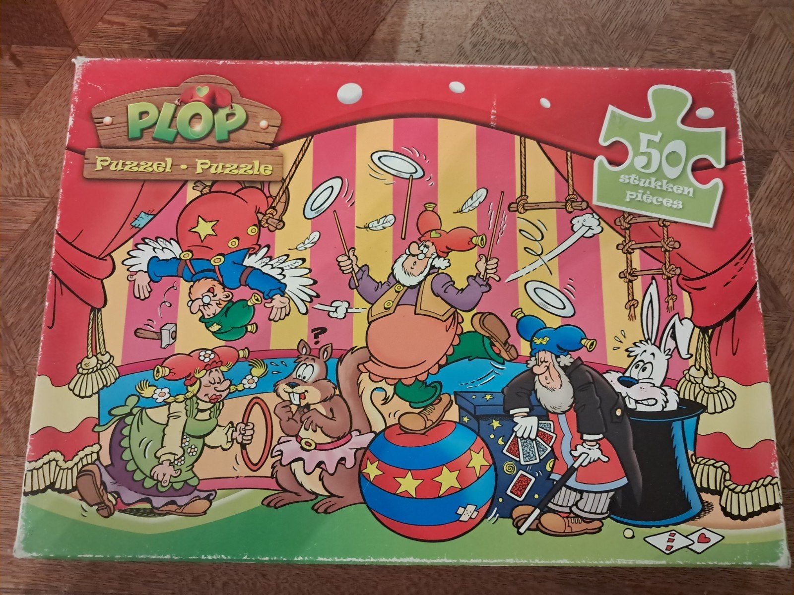 kabouter plop puzzel, Ophalen, Minder dan 500 stukjes, Zo goed als nieuw, Legpuzzel