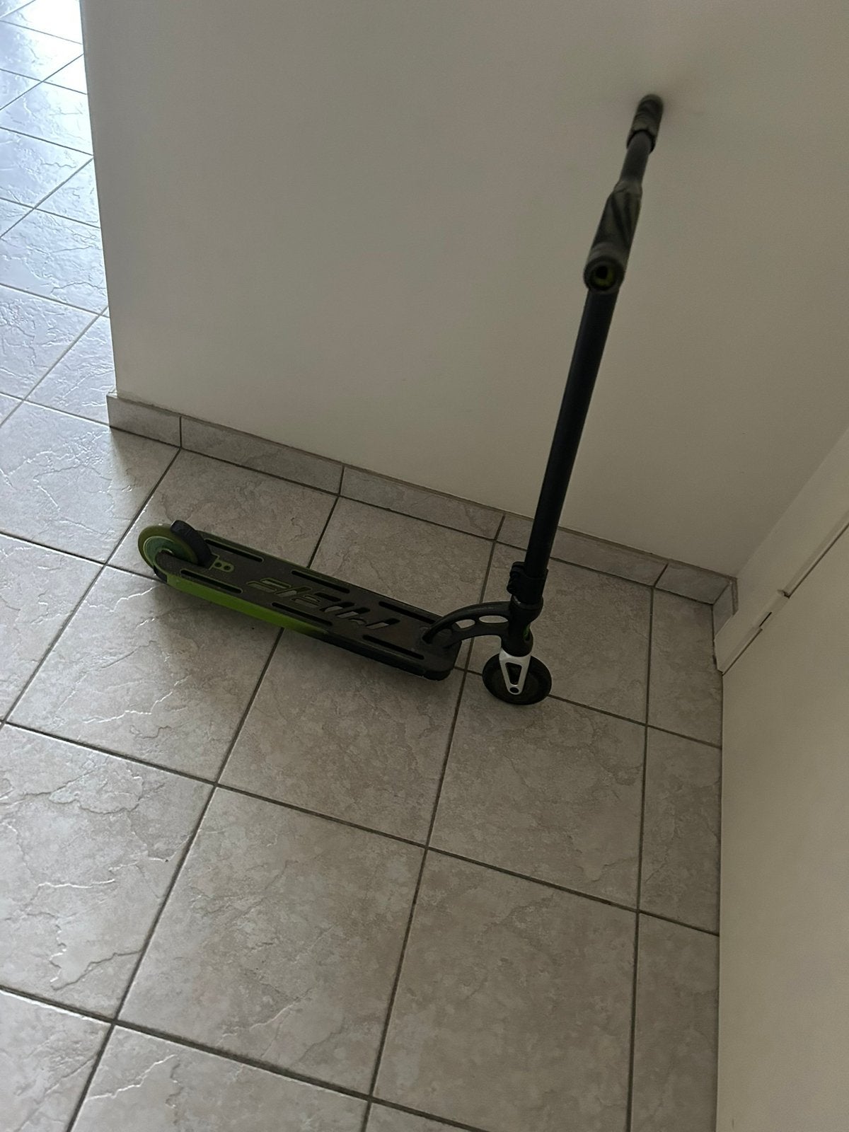 Stuntstep, Ophalen, Zo goed als nieuw