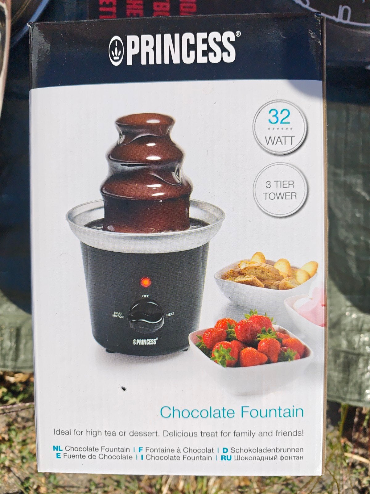 Chocoladefontein, Ophalen, Nieuw