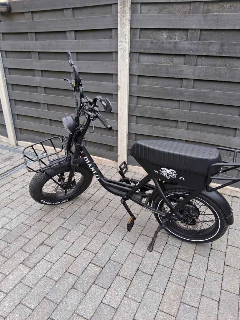 Fatbike diablo x1 met 163km, Ophalen