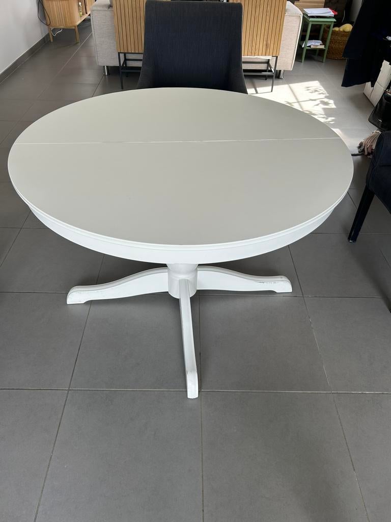 Ikea Rosentrop Eettafel met 4 zetels, Ophalen, Zo goed als nieuw, Vier personen, Rond