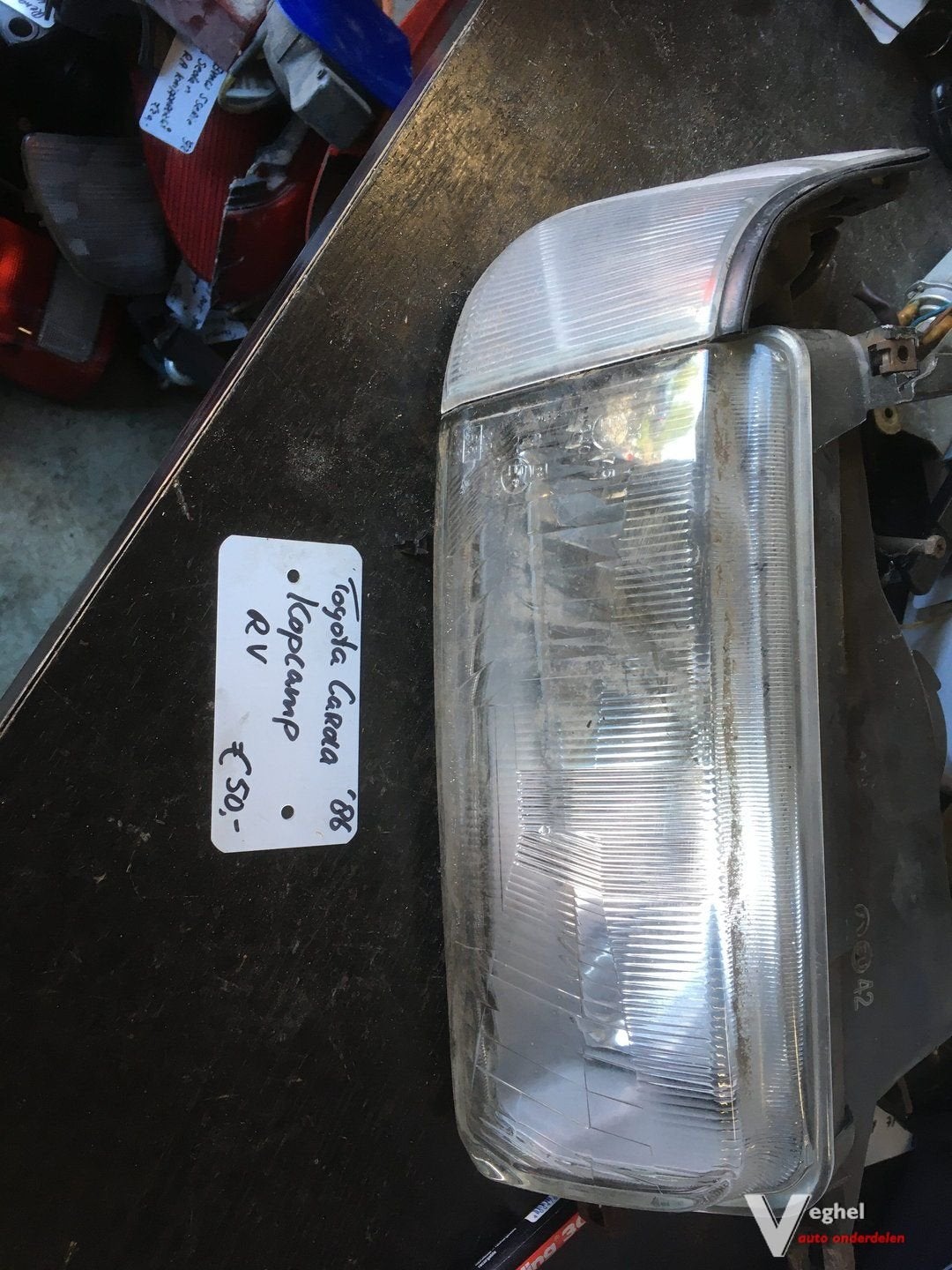 Toyota Corola 1986 koplamp rechtsvoor, Gebruikt, -, -, Ophalen of Verzenden