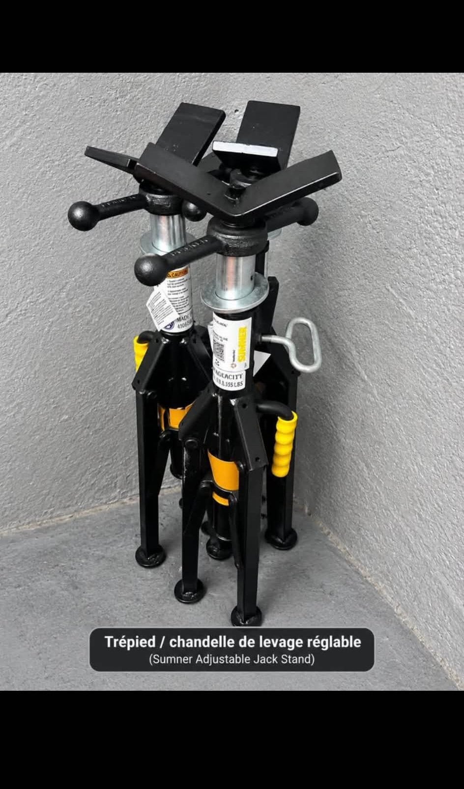 3 trépieds, Bricolage & Construction, Enlèvement, Neuf, Moins de 70 cm, Rabattable