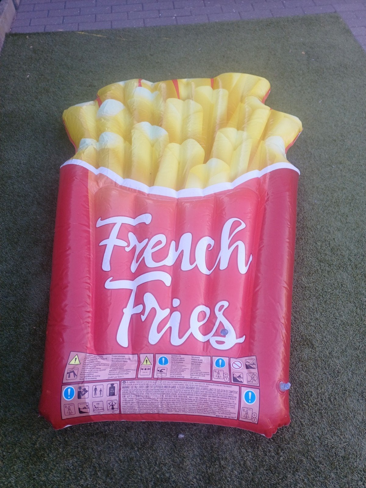 Opblaasbare frietzak/zwembad, Tuin en Terras, Ophalen of Verzenden