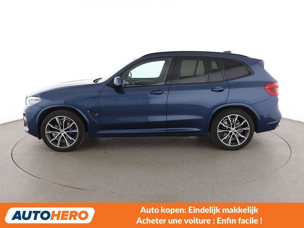BMW X3 xDrive 30e M Sport (bj 2020, automaat), Blauw, https://public.car-pass.be/vhr/2e113a96-6268-4112-be9d-a036f4866c02, Leder