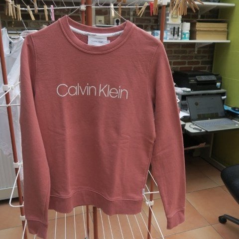 Sweater oud roze Calvin Klein mt XS (tailleert 38), Kleding | Dames, Maat 38/40 (M), Nieuw, Ophalen of Verzenden, Roze