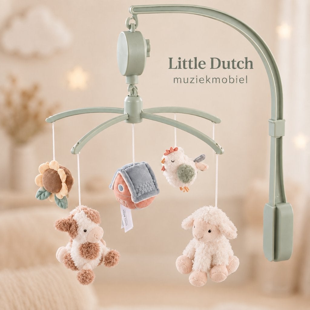 Mobiel muziek en activiteiten spiraal little Dutch, Kinderen en Baby's, Ophalen, Zo goed als nieuw