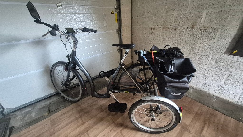 Vélo tricycle électrique Stella Nantes, Enlèvement, Utilisé, Frein à disque