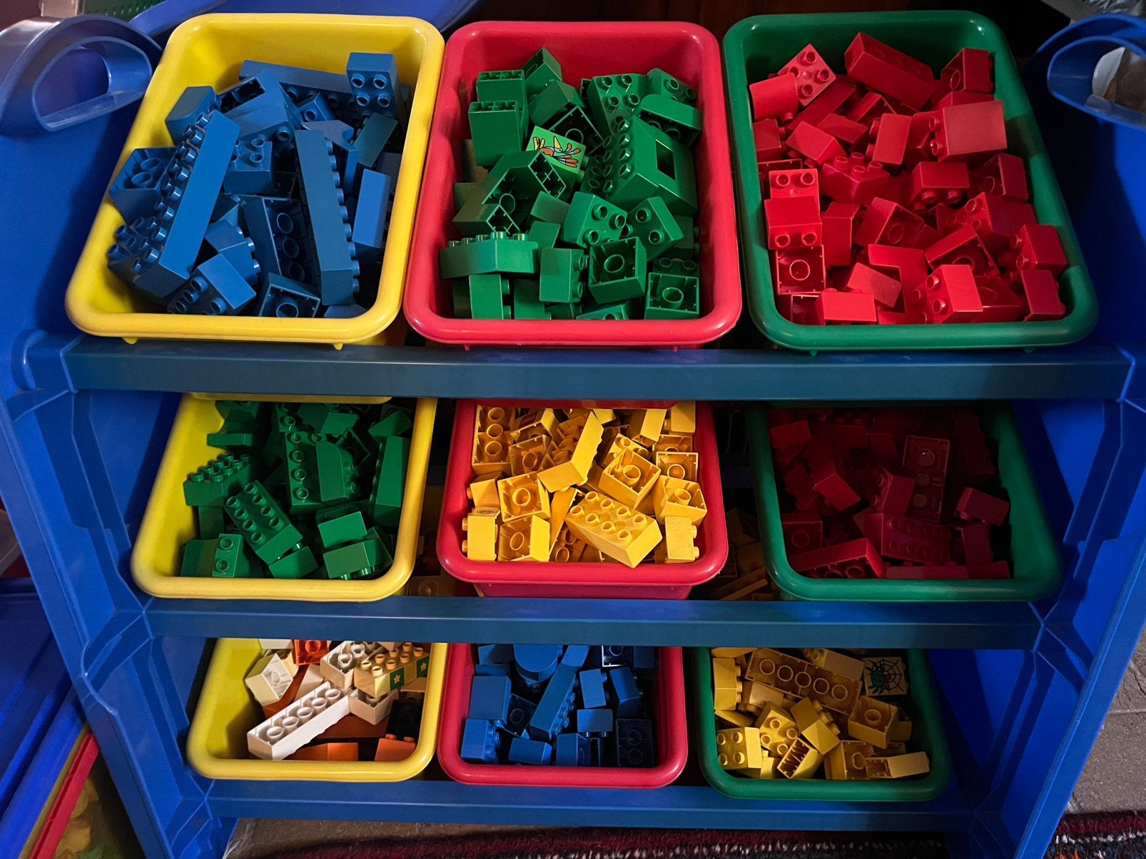 Groot lot vintage lego duplo, Ophalen, Gebruikt