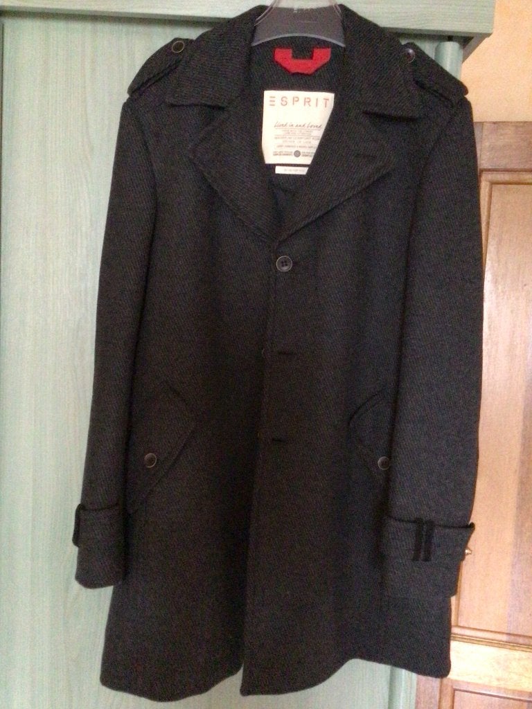 Winter jas heren esprit (nieuw), Ophalen, Grijs