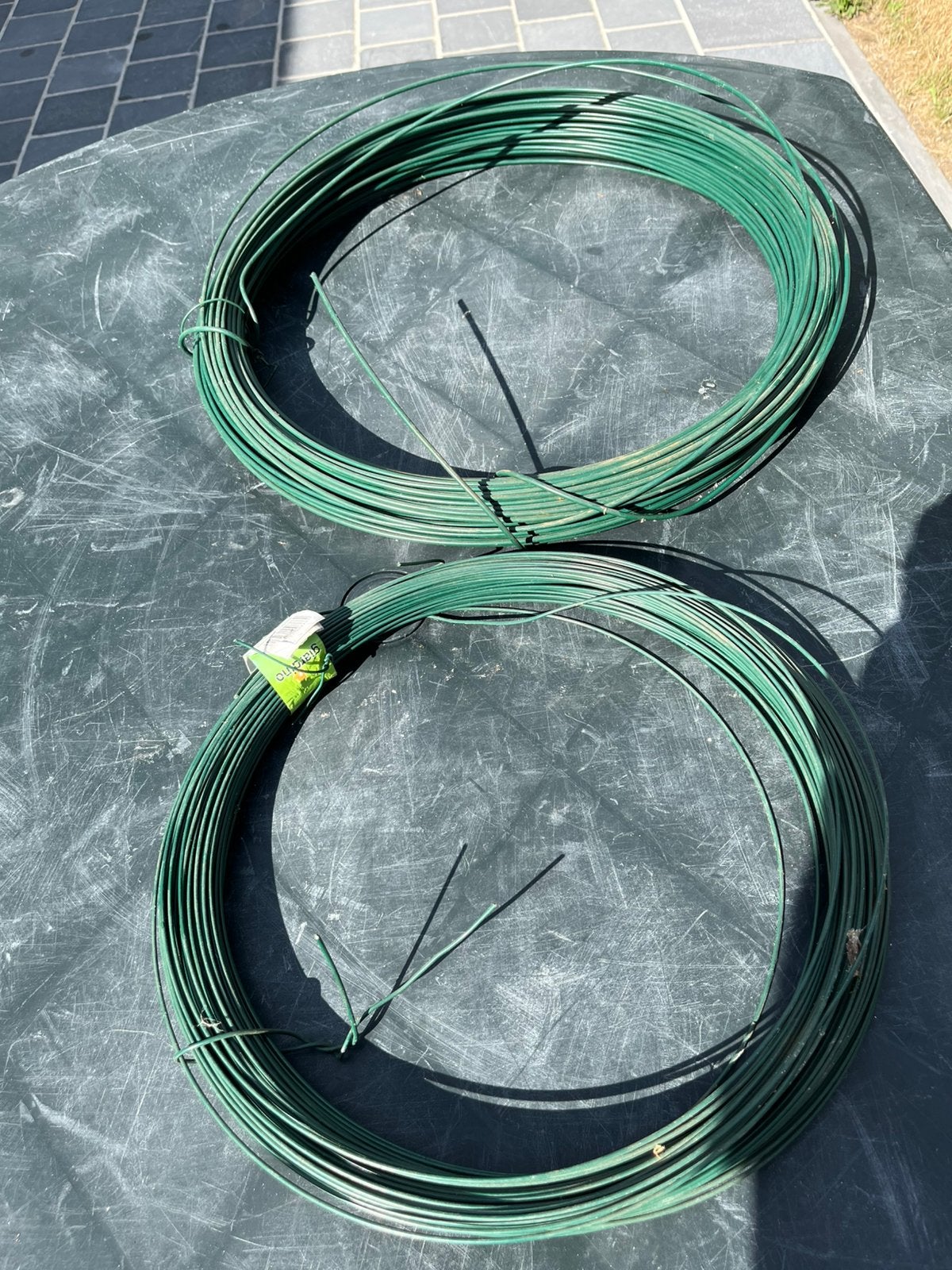 Fil de fer plastifié, Jardin & Terrasse, Enlèvement, Comme neuf, Fil