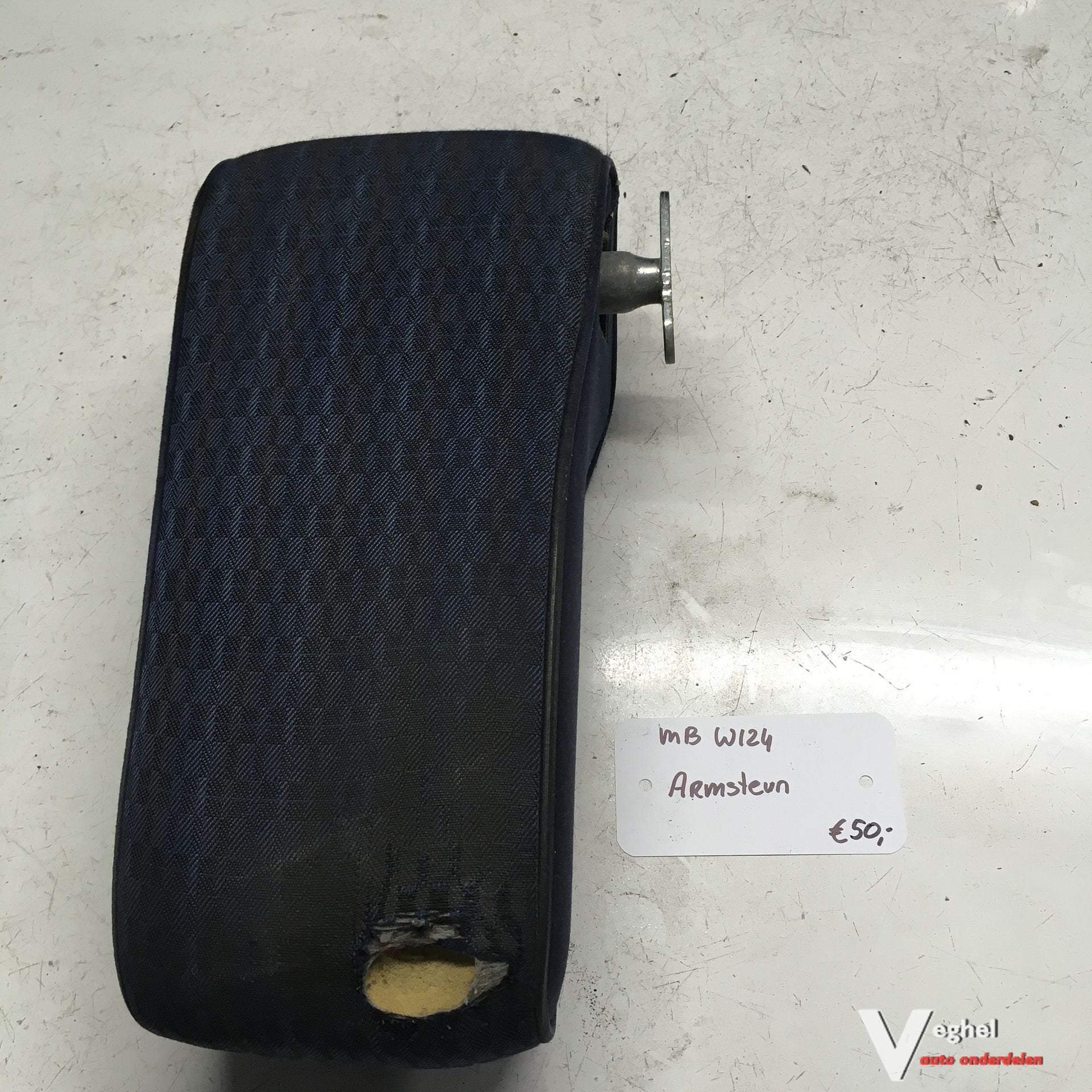 Mercedes W124 Armsteun Blauw, Auto-onderdelen, Interieur en Bekleding, Gebruikt, -, -, Ophalen of Verzenden