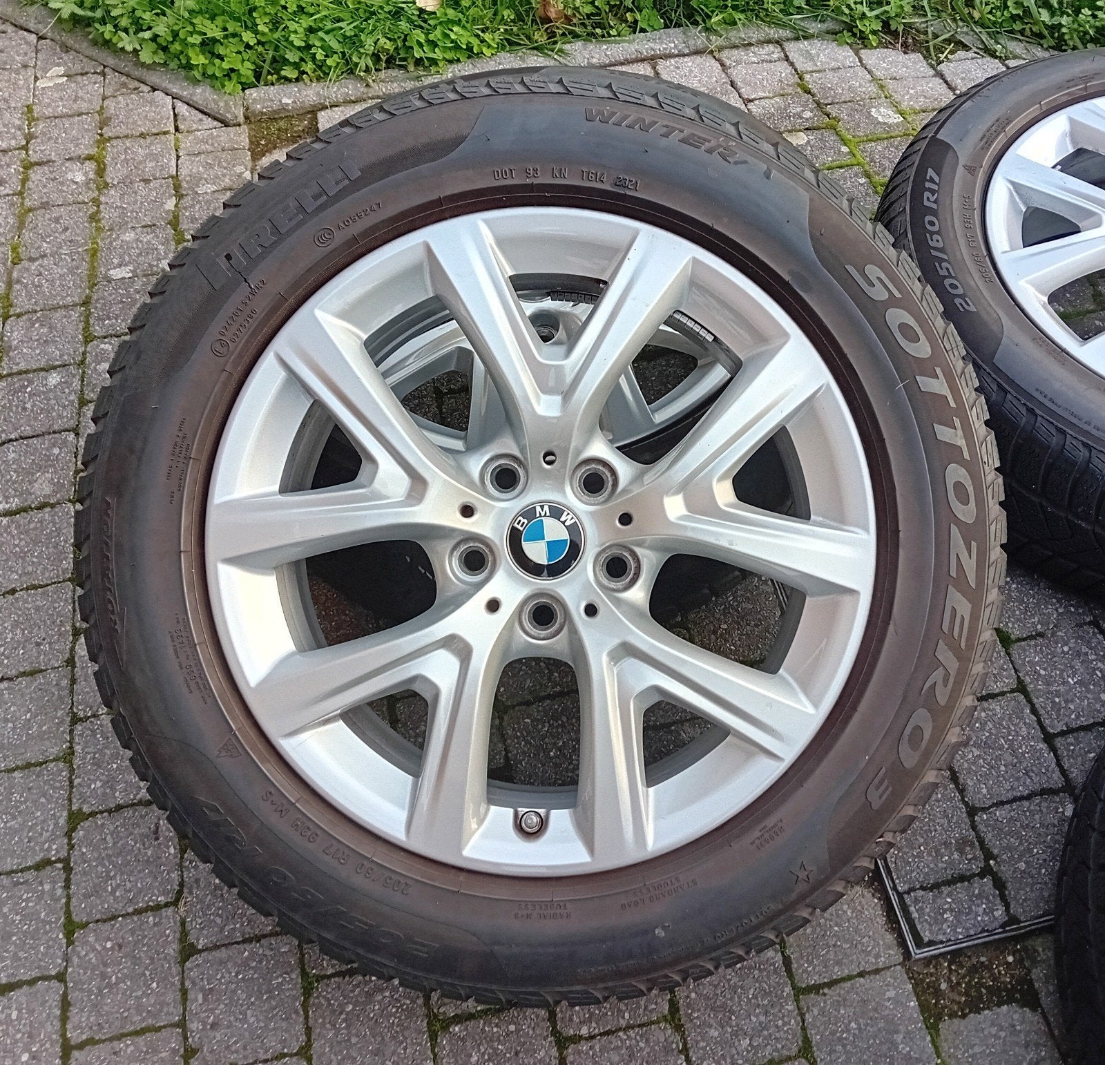 Winterbanden velgen BMW X1 F48 X2 F39 17inch TPMS 5x112 6mm, Ophalen, Zo goed als nieuw