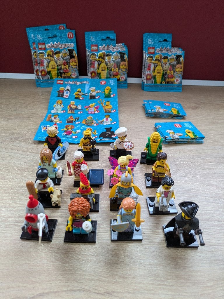 LEGO 71018 - Minifigures série 17 (série complète), Ophalen, Inclusief instructies, Lego, Zo goed als nieuw