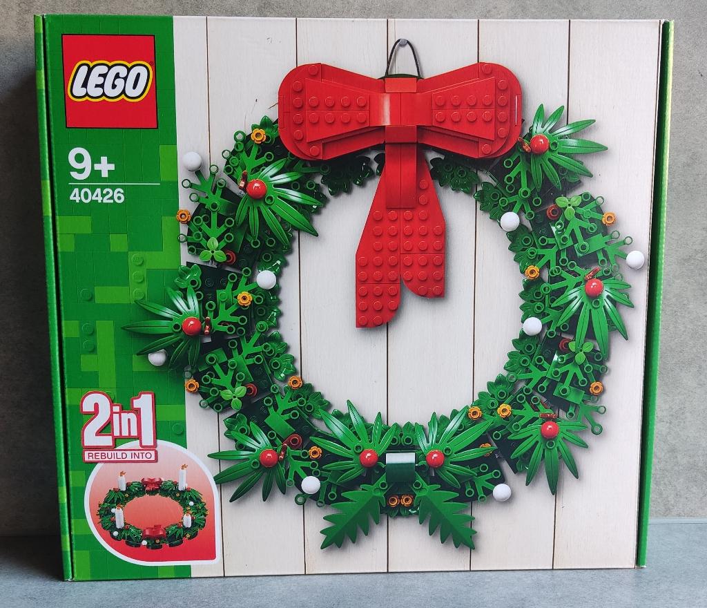 lego 40426 kerstkrans 2 in 1 kerstmis, Ophalen of Verzenden, Nieuw, Complete set, Lego