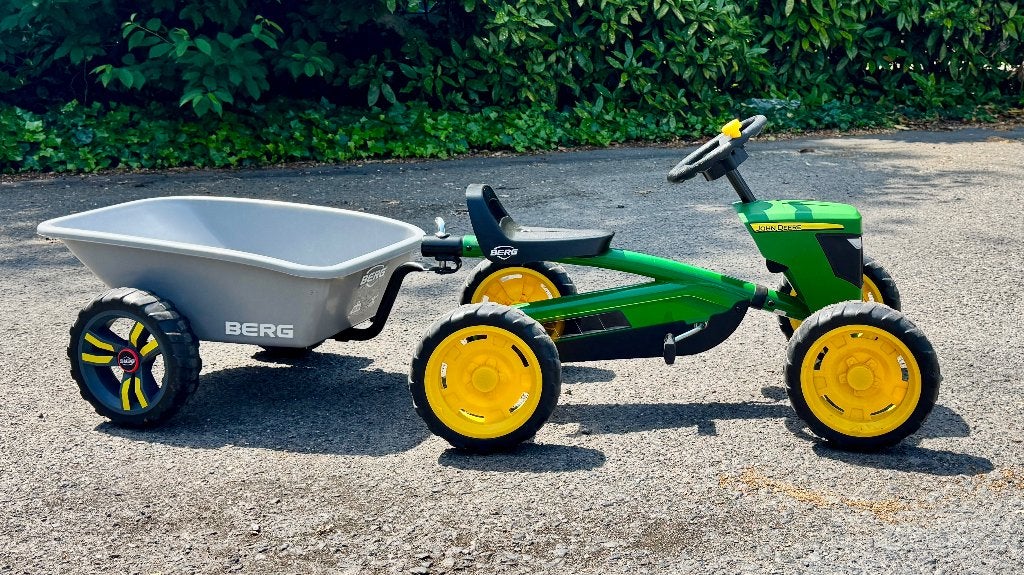 Tracteur/kart John Deere Berg Buzzy avec remorque, Enlèvement ou Envoi, Comme neuf, Berg, Avec chariot ou remorque
