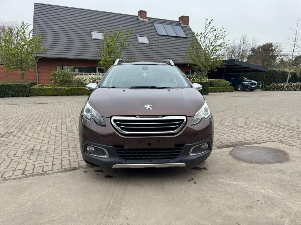 Peugeot 2008 HANDELAAR/EXPORT, Auto's, Peugeot, Euro 5, Zwart, Bruin, Leder