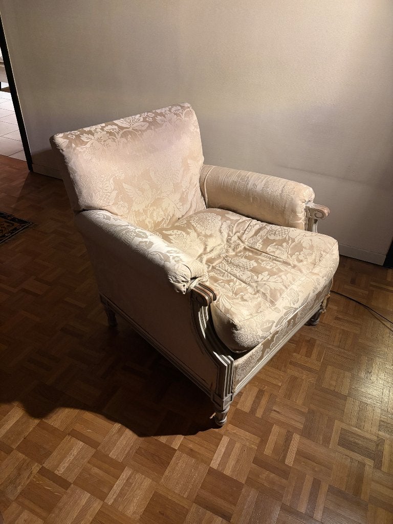 Fauteuil 1 personne, 75 à 100 cm, Bois, Enlèvement, Utilisé
