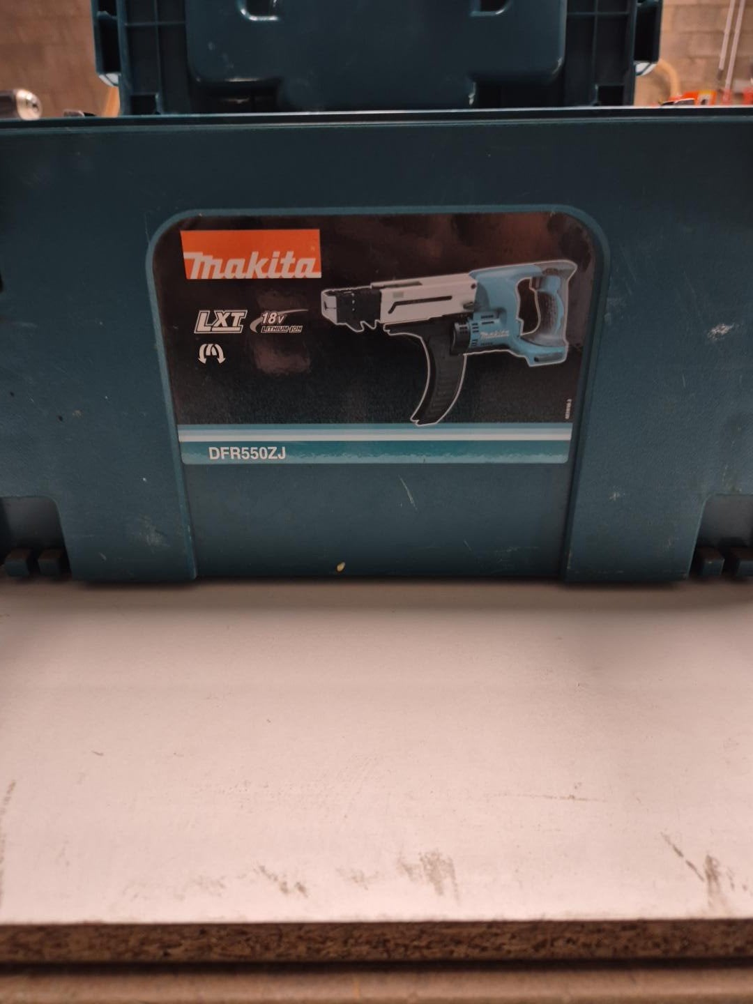 Makita DFR550ZJ 18V LXT schroefautomaat + Makpac, Doe-het-zelf en Bouw, Ophalen, Gebruikt