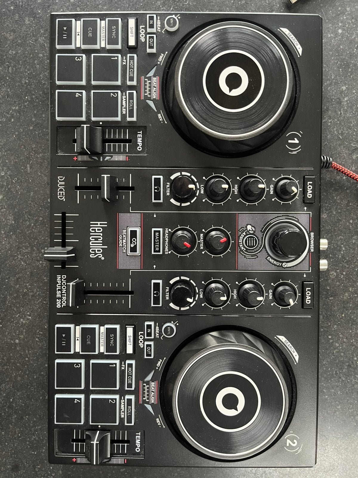 Hercules DJ Control Impulse 200, Muziek en Instrumenten, Dj-sets en Draaitafels, Ophalen, Zo goed als nieuw, Draaitafel