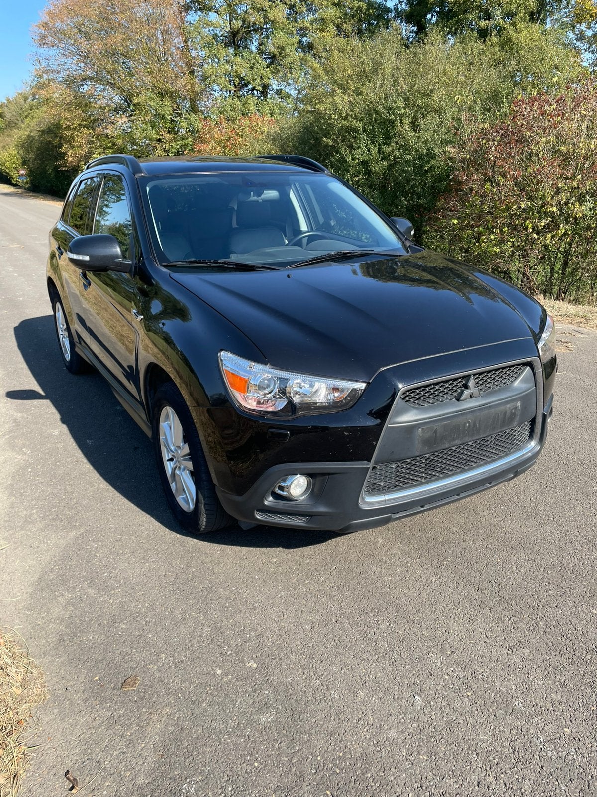 Mitsubishi ASX 1,8 did 4 x 4, Auto's, 4 cilinders, Zwart, Leder, Vierwielaandrijving
