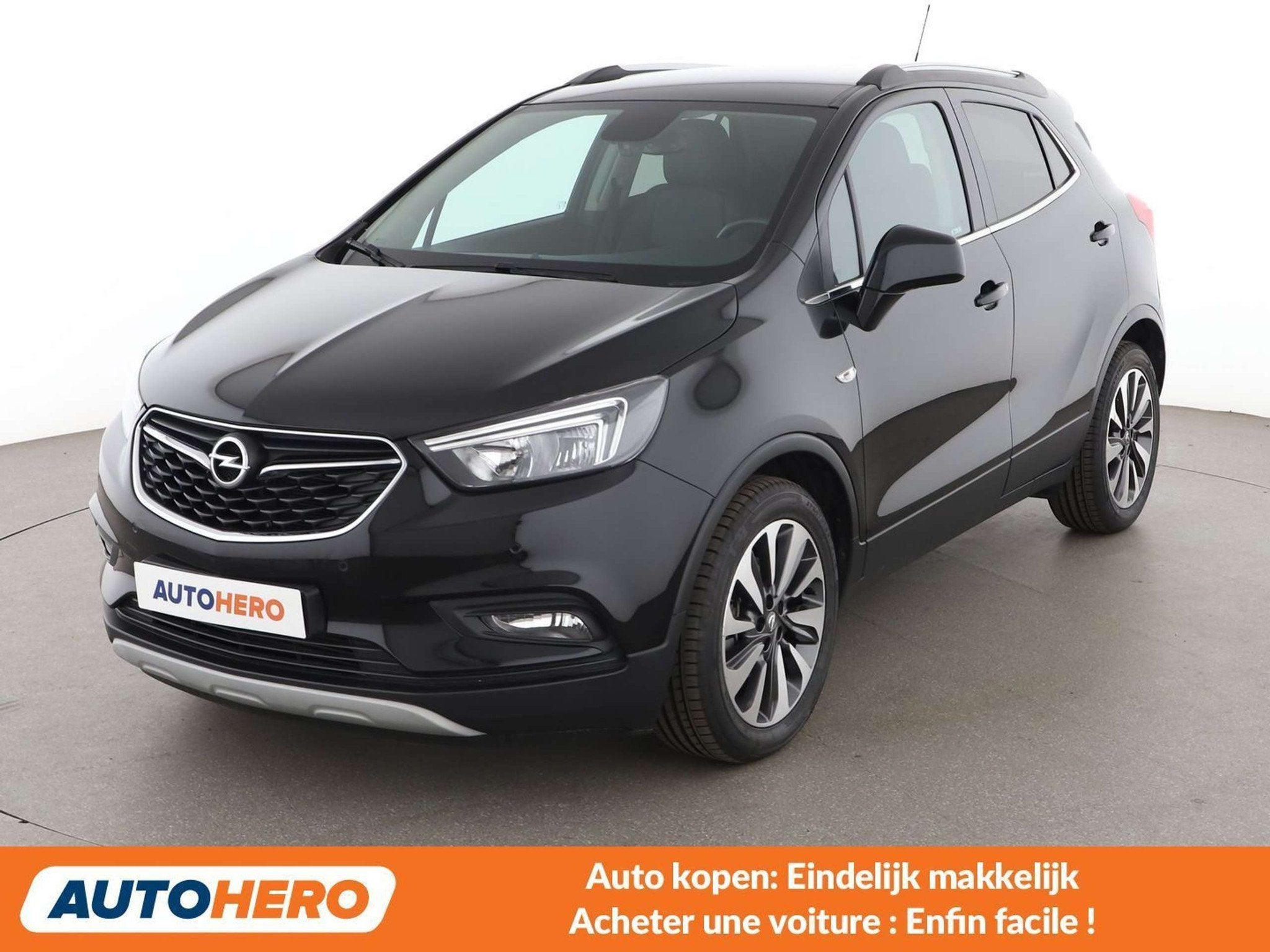 Opel Mokka X 1.4 Turbo Innovation Start/Stop (bj 2017), Auto's, Opel, Zwart, MokkaX, Zwart, Leder