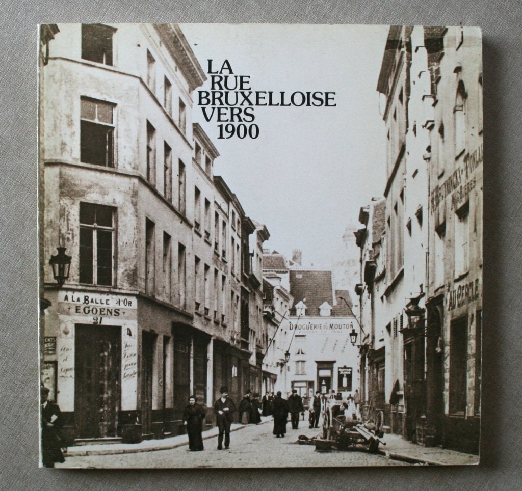 Histoire locale. Rue Bruxelloise vers 1900., G. Abeels – Galerie CGer 1979, Enlèvement ou Envoi, 19e siècle, Utilisé