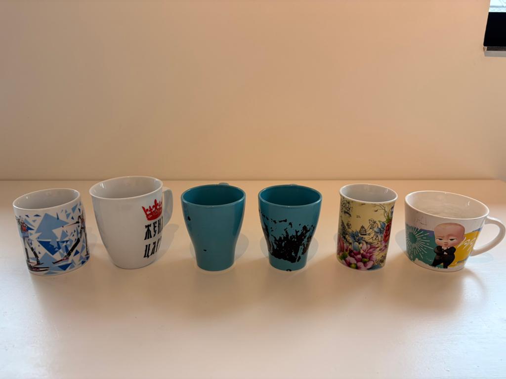 Gratis kopjes, Huis en Inrichting, Keuken | Servies, Ophalen, Gebruikt