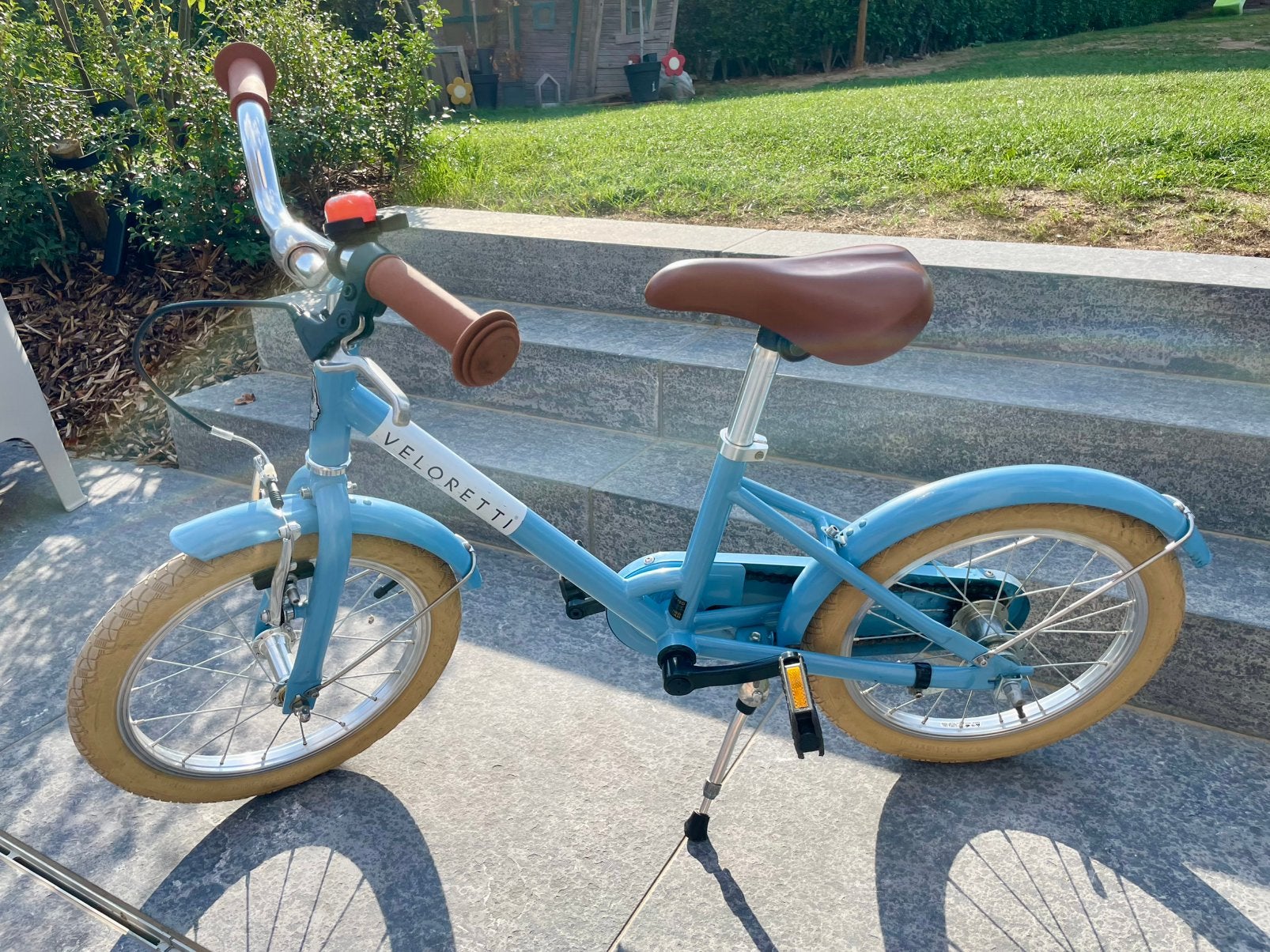 Veloretti Maxi kinderfiets in kleur Havana Blue, Ophalen, Gebruikt